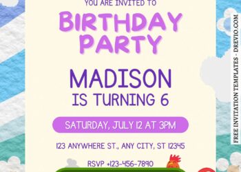 Free and Editable Farm Birthday Invitation Templates Made in Canva. Customize Online for Free