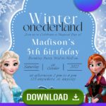 Free Frozen Invitation Templates (Editable Canva) – Updated 2026