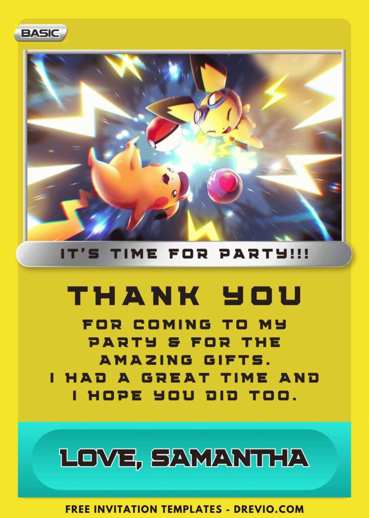 Free Pokemon Invitation Templates (Editable Canva) Free Pokemon Invitation Templates (Editable Canva)