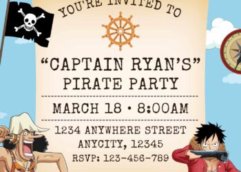 Free and Editable One Piece Birthday Welcome Sign Board Templates Made in Canva. Customize Online for Free. Ahoy, Pirates! One Piece Welcome Sign Board Templates – Free to Edit!