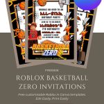 FREE Roblox – Basketball Zero Invitation Template