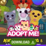 FREE Roblox – Adopt Me Birthday Invitation Templates