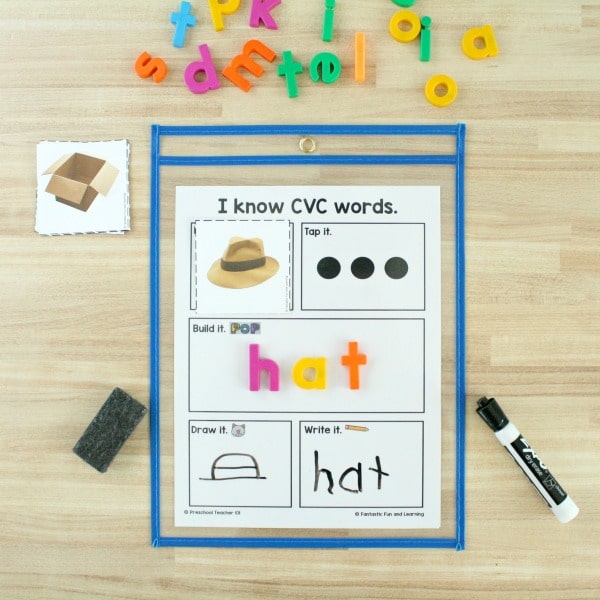 CVC Word Building Printables 5