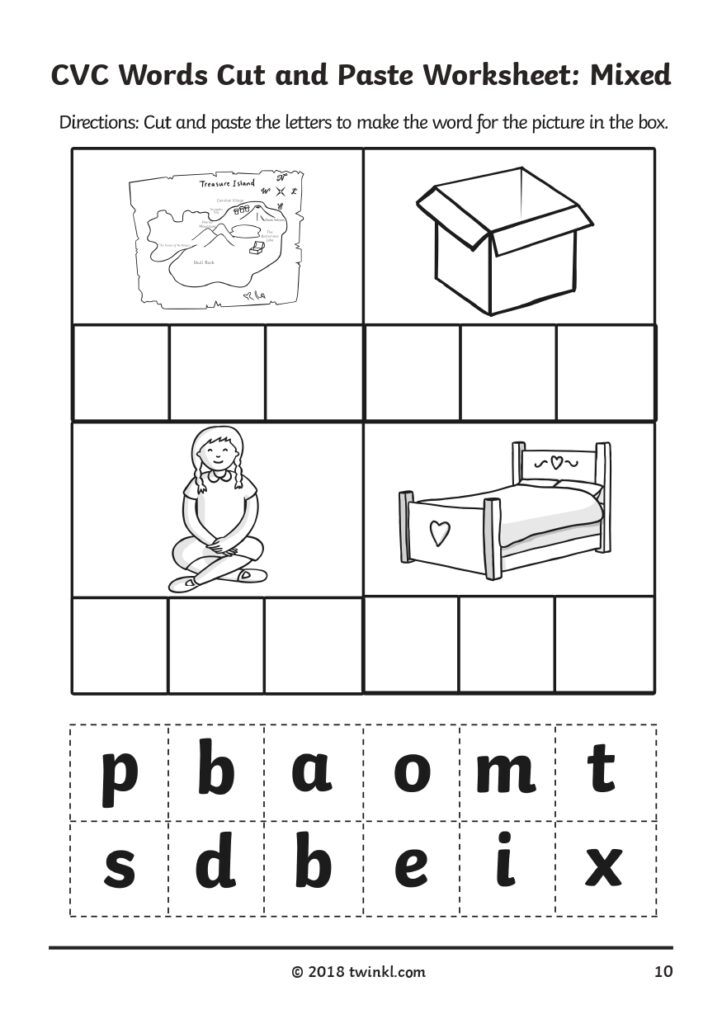 CVC Word Building Printables page 0011
