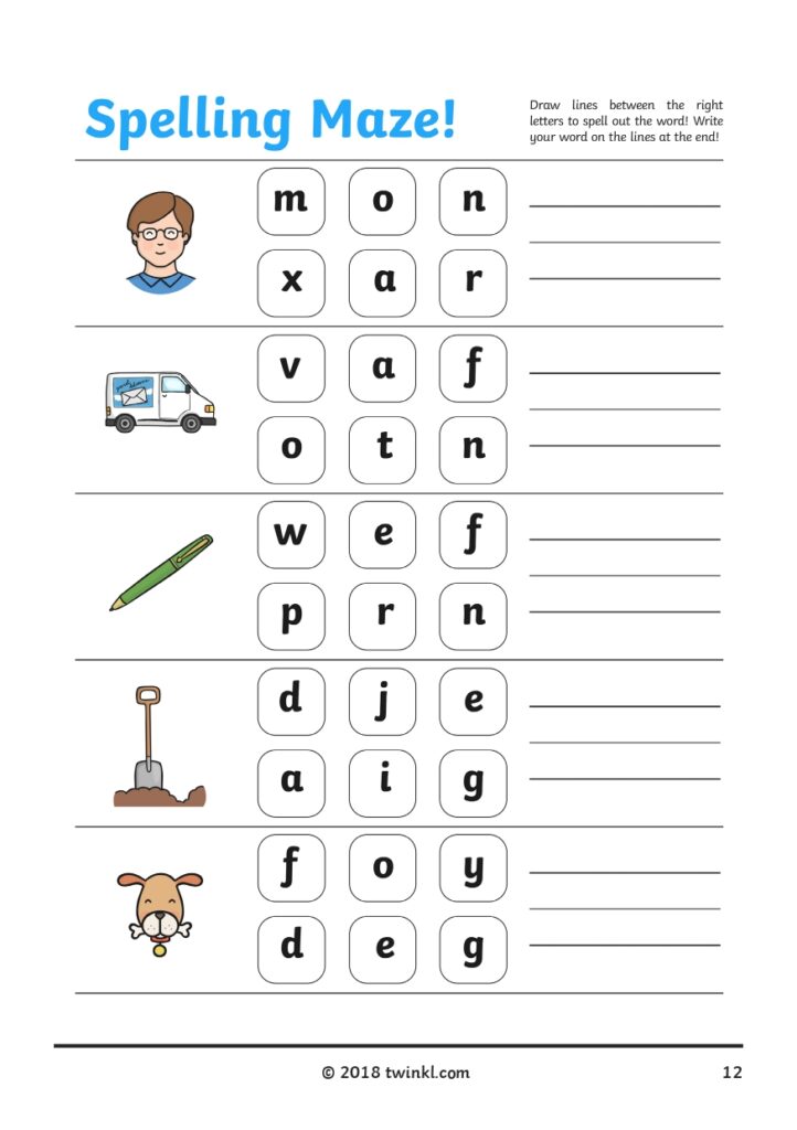 CVC Word Building Printables page 0013
