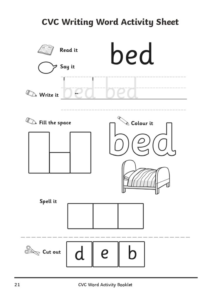 CVC Word Building Printables page 0022
