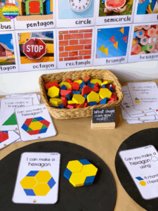 FREE Printable 3D Shape Nets For Kids Learning