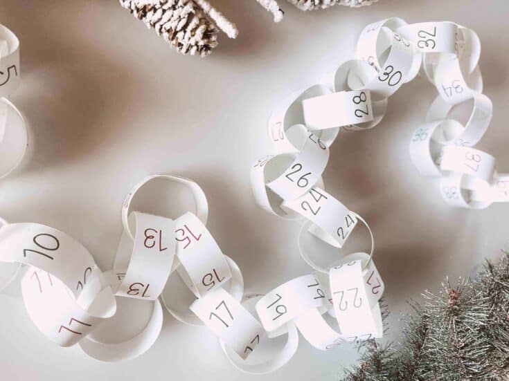 Printable Paper Chain Countdown to Back to School