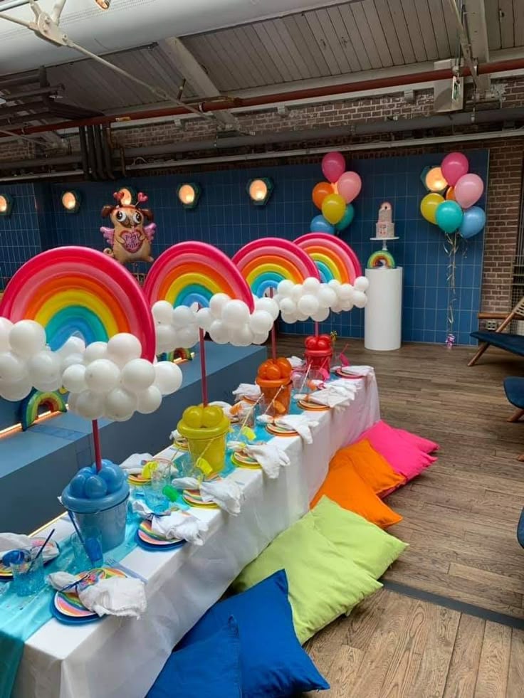 Rainbow ruby birthday party ideas