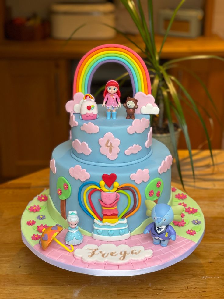 Rainbow ruby birthday party ideas