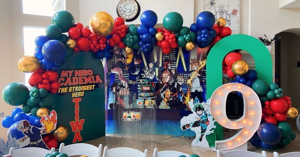 my hero academia birthday party ideas 1
