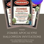 FREE Zombie Apocalypse Invitation Template