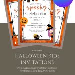 FREE Spooky Halloween Invitation Template