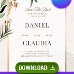 FREE Boho Chic Wedding Invitations