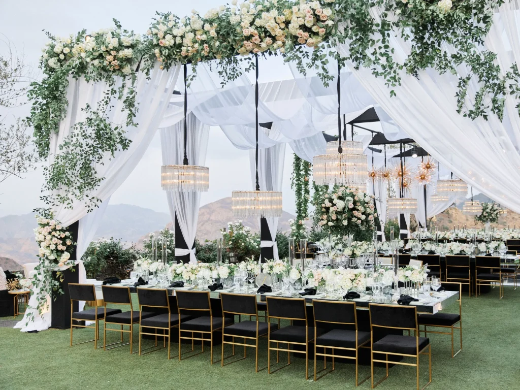 Classic Elegant Wedding Outdoor Decor 1