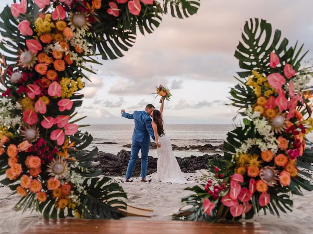 Hawaiian Hibiscus Wedding 4