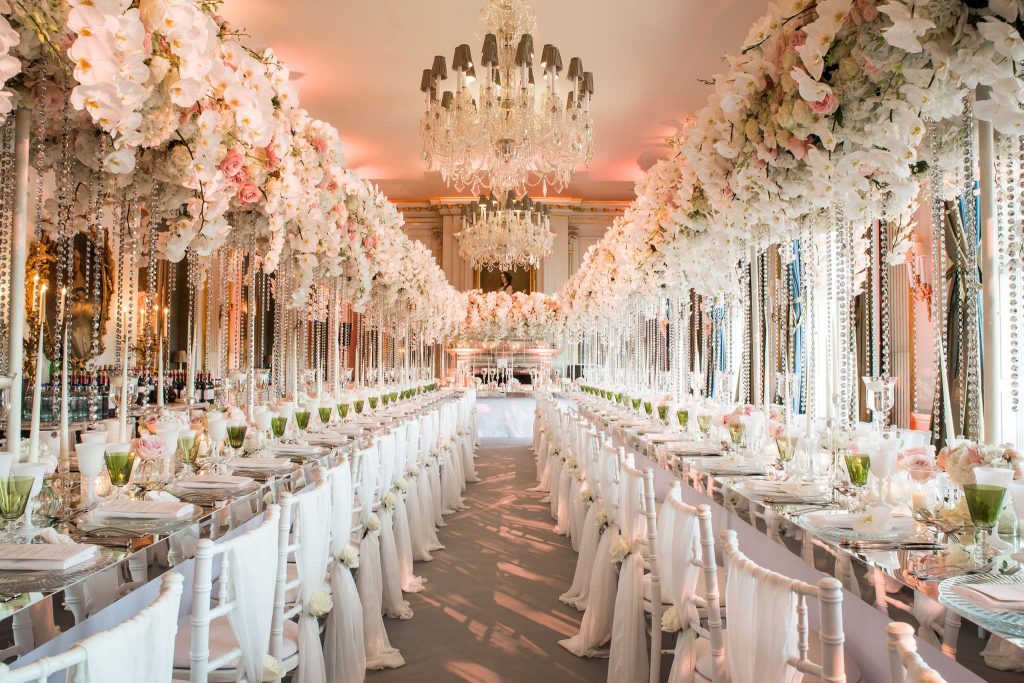 Opulent Garden Wedding Party Planner