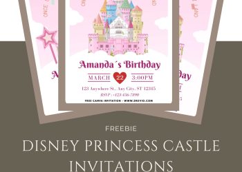 cute-disney princess-birthday-invite-canva-design-free-download