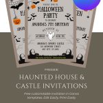 FREE Jack O Lantern Birthday Invitations