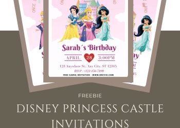 cute-princess castle-birthday-invite-template-free