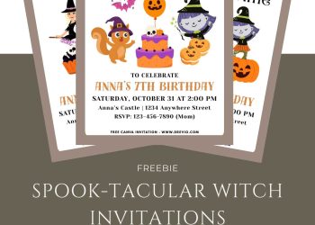 cute-spooktacular-little witch-birthday-invite-template-free