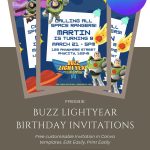 FREE Buzz Lightyear Invitation Template