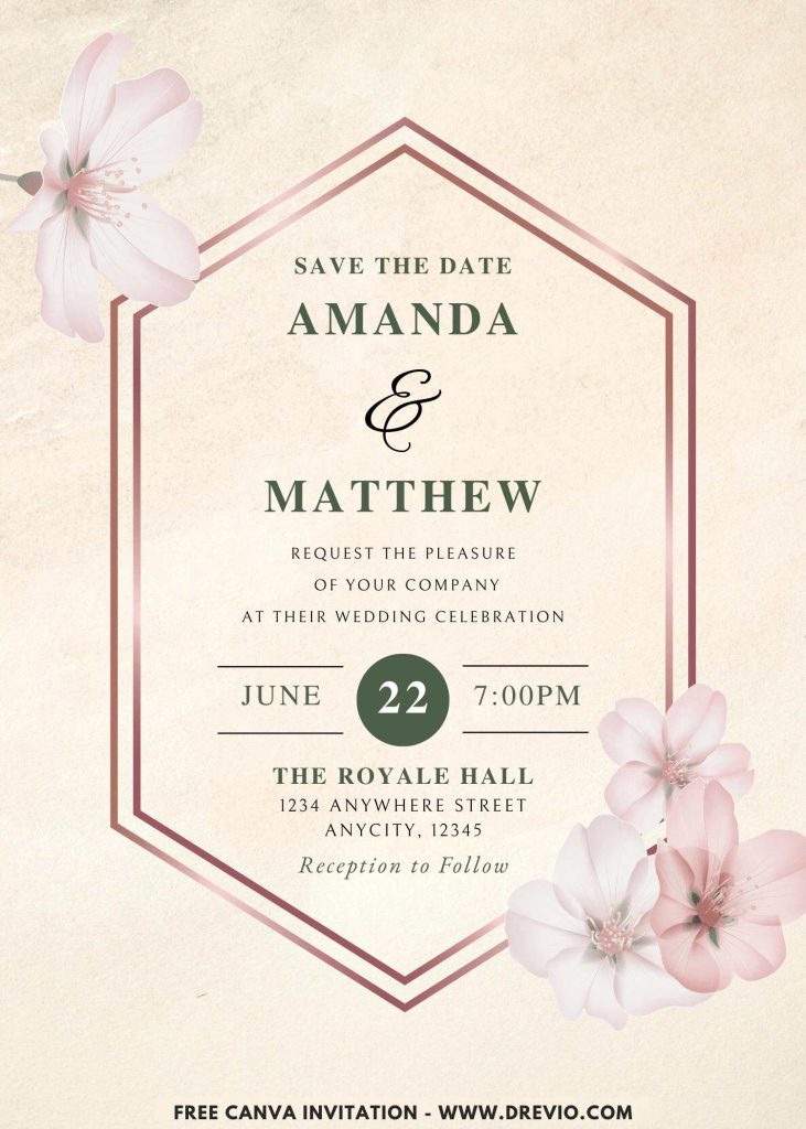 editable-geometric sakura-cherry-blossom-wedding-invite-template-free
