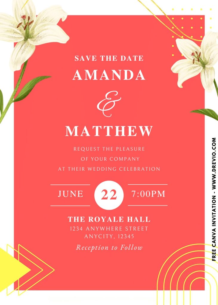 editable-stargazer lily-floral-wedding-invite-template-free