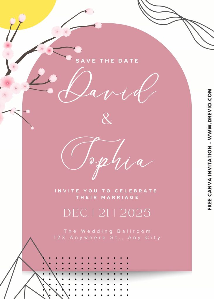 elegant-asymmetric floral-flower-wedding-invite-template-free-canva