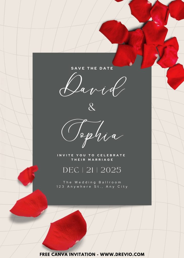 elegant-beautiful petals-wedding-invitation-template-canva
