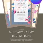FREE Butterfly Garden Wedding Invitations