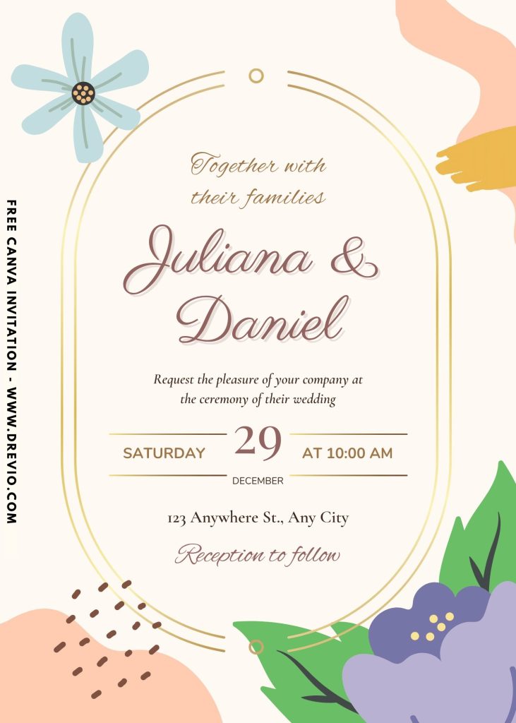 free-modern floral-wedding-invitation-template-canva
