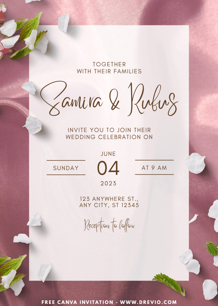 free-sakura petals-wedding-invitation-template-canva