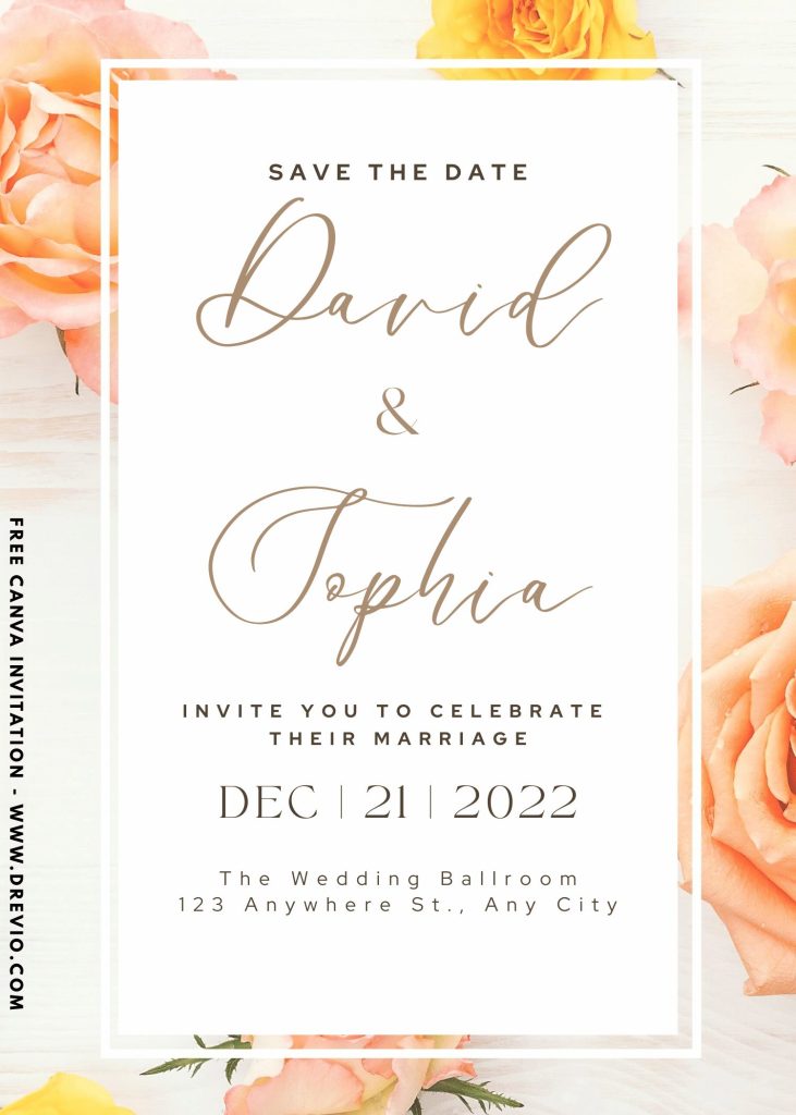 free-watercolor gardenia-wedding-invitation-template-canva