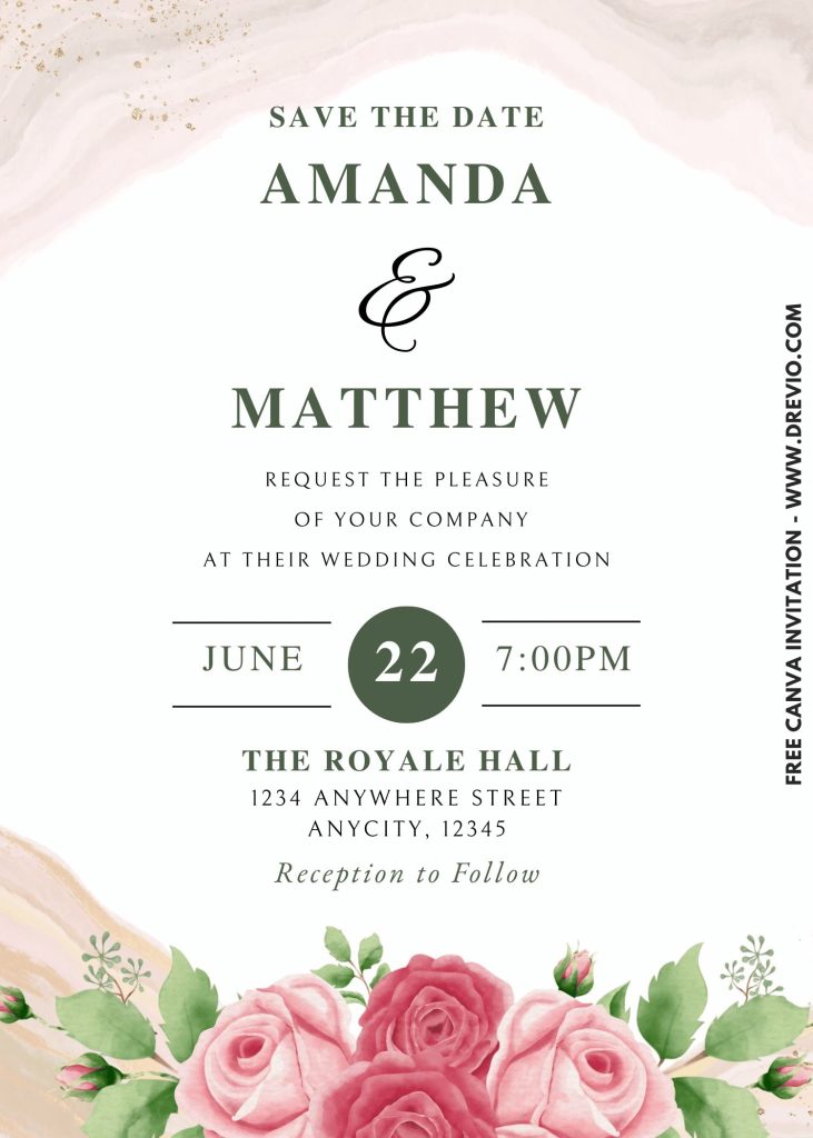 luxury-white-marble floral-wedding-invite-template-free-canva