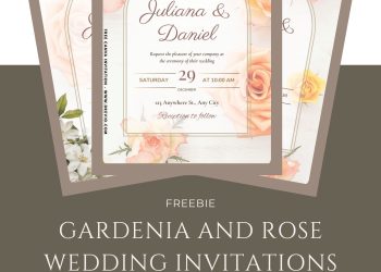 modern-gardenia and rose-wedding-invitation-template-free-canva