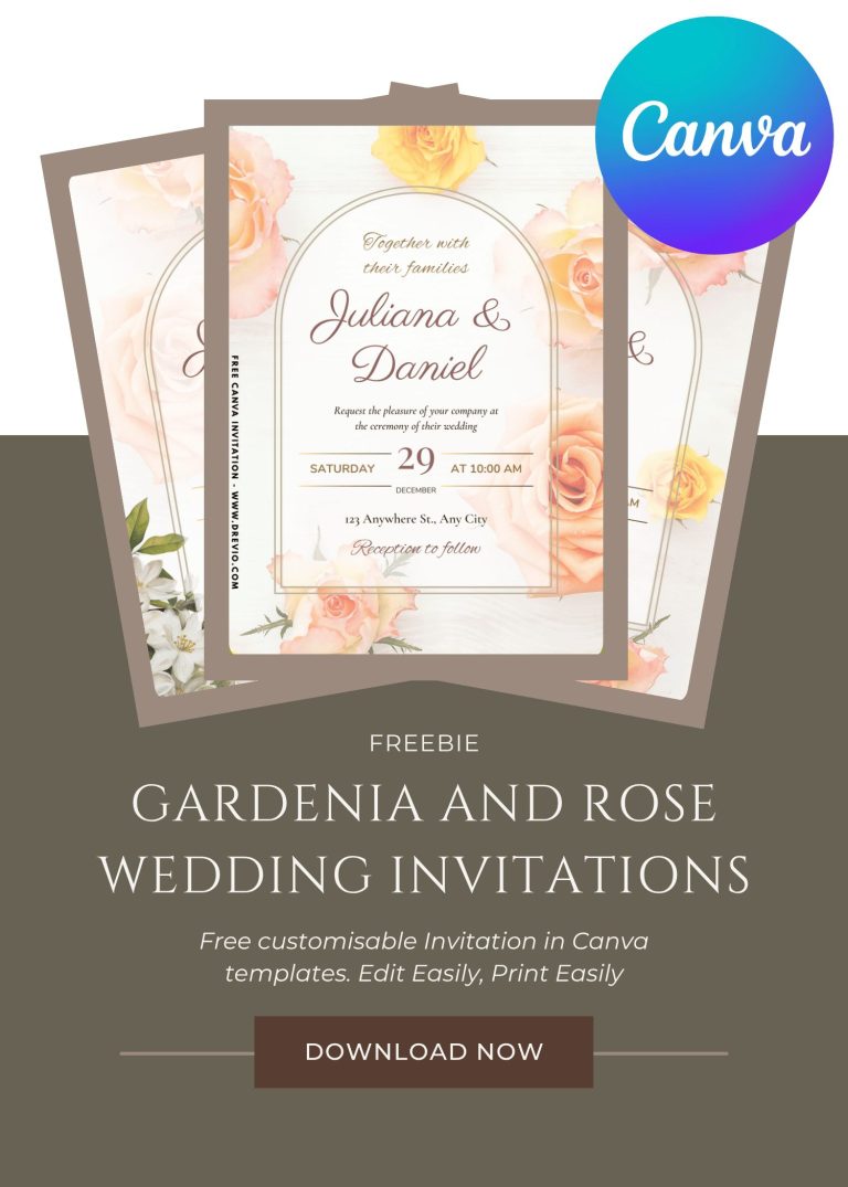 modern-gardenia and rose-wedding-invitation-template-free-canva
