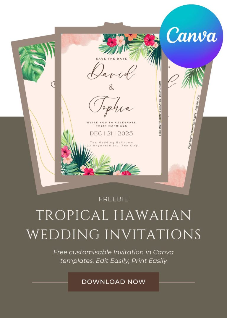 paradise- tropical hawaiian-theme-wedding-invitation-template-download