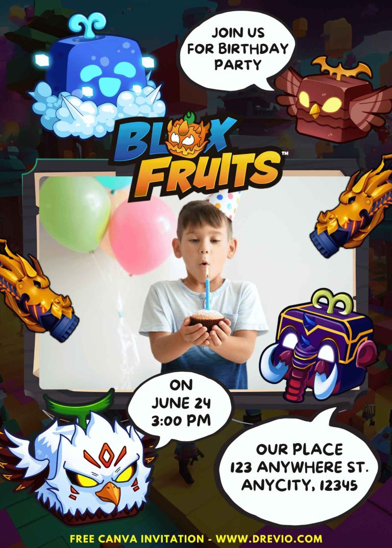 printable-roblox-blox fruits-birthday-flyer-template-design-canva