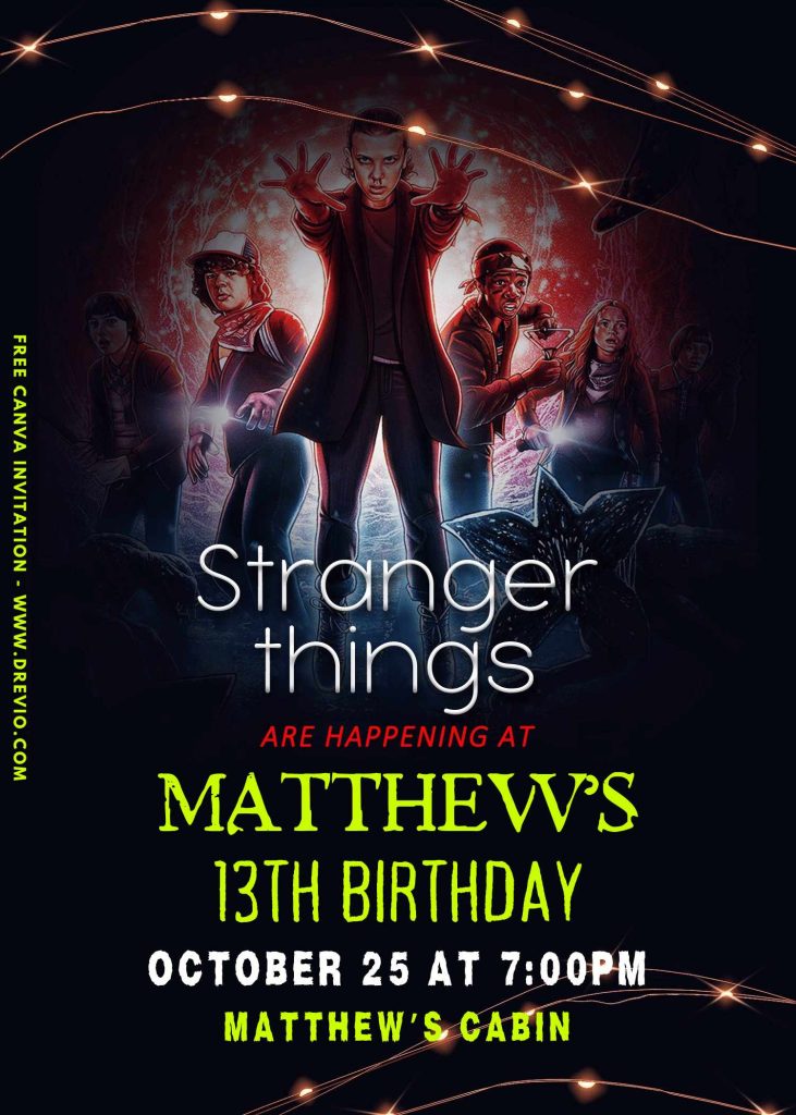 printable-stranger things-birthday-invitation-canva