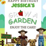 FREE Grow a Garden Birthday Invitations