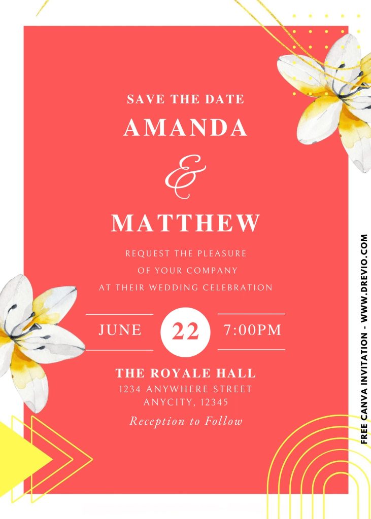 romantic-stargazer lily-wedding-invitation-template-download