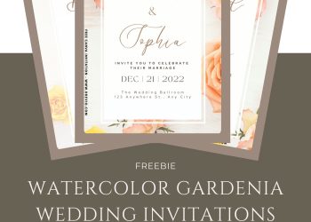 romantic-watercolor gardenia-wedding-invitation-template-canva