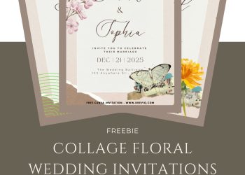 watercolor-collage floral-flower-wedding-invitation-template-download