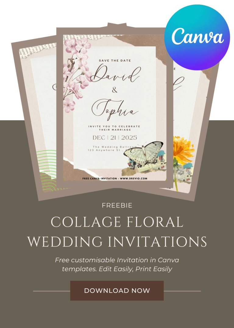 watercolor-collage floral-flower-wedding-invitation-template-download