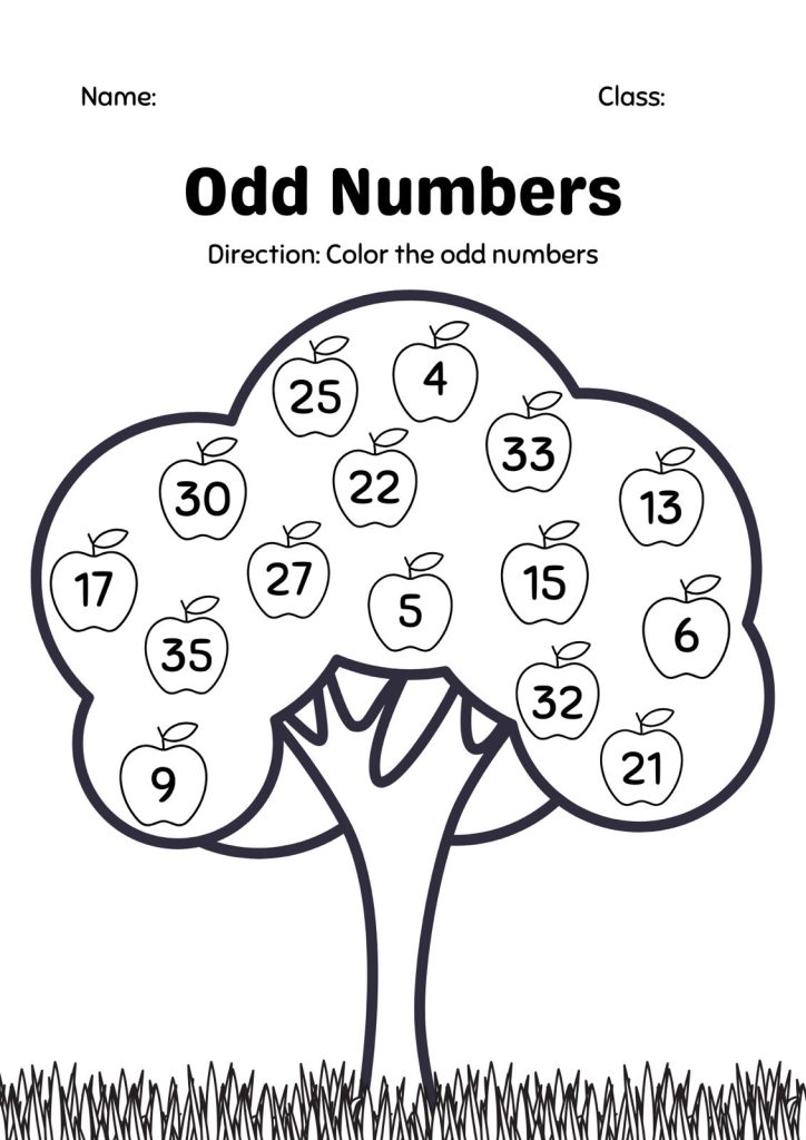 Apple Tree Coloring Page (FREE Printable)
