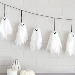 Halloween DIY Ghost Garland (Printable Template)
