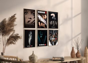 DIY Horror Movie Poster Wall Collage 5