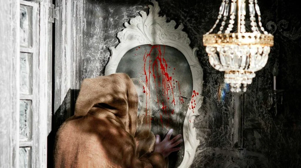 Halloween Haunted Mirror DIY (Spray Paint Hack) 