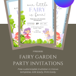 FREE Little Fairy Invitation Template